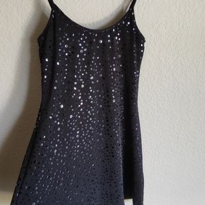 20's style mini black dress